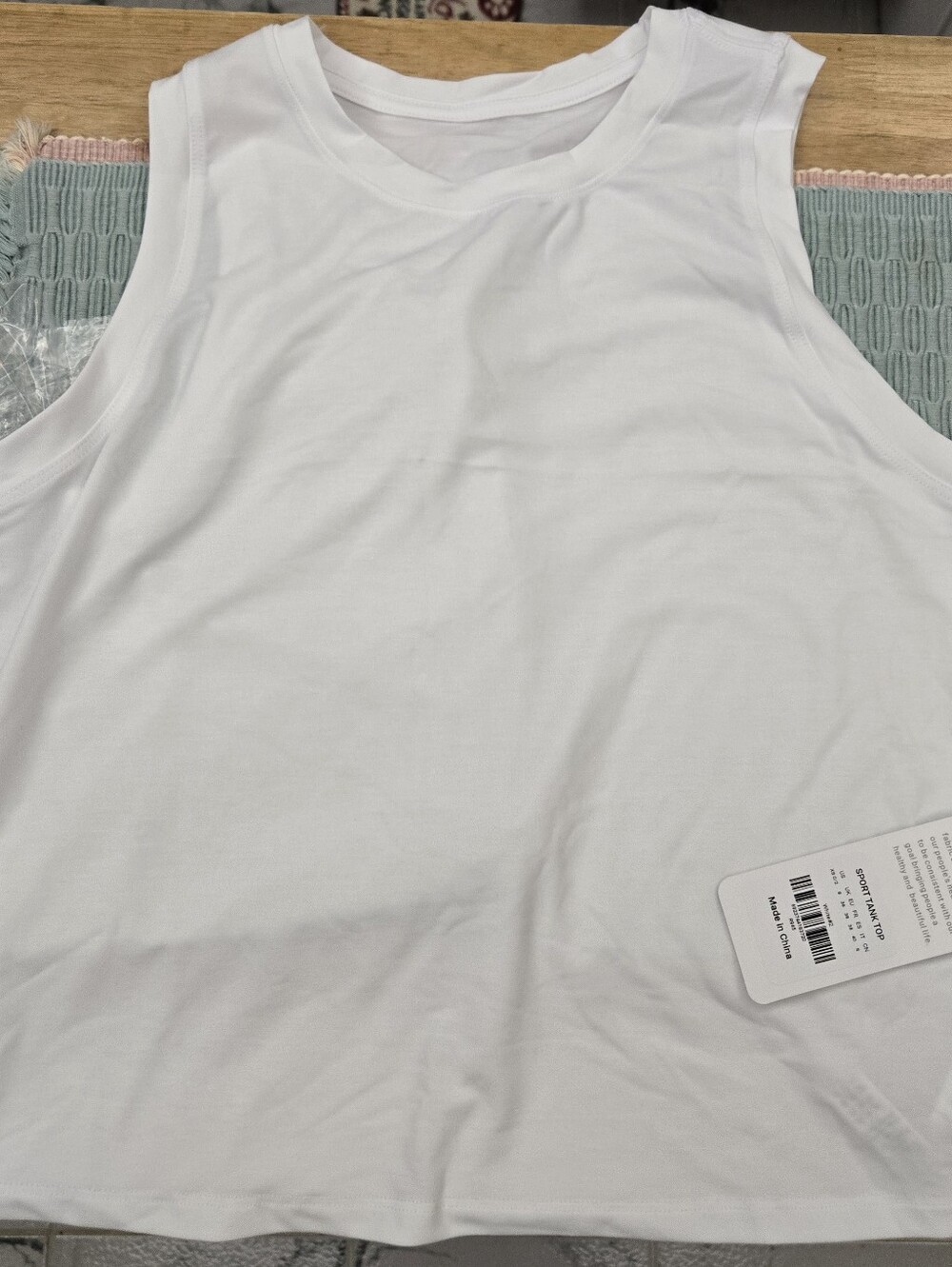 CRZ Yoga White Quick Dry Racerback Tank Top Sz XS Nwt!